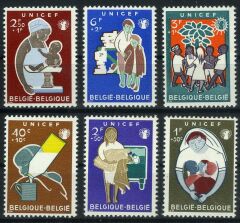 Koleksiyon Pulları,1960 BELÇİKA, UNICEF Konulu Damgasız,Bel-47
