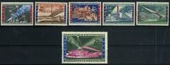 Koleksiyon Pulları,1958 BELÇİKA, 6 Pulluk Damgasız Tam seri,Bel-57