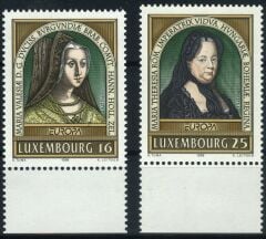 Koleksiyon Pulları,1996 Lüksenburg, 2 Pul,Damgasız,Lüx-16