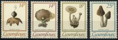 Koleksiyon Pulları, 1991 4 Pulluk Mantarlar Konulu Damgasız Tam Seri, Lüx-18