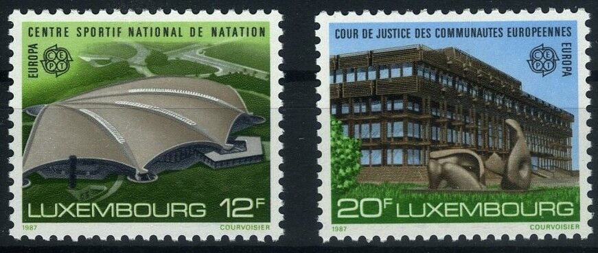 Koleksiyon Pulları,1987  Lüksenburg, Europa-CEPT, Damgasız, Lüx-20