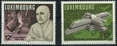 Koleksiyon Pulları, 1988 Lüksenburg, Jean Monnet 2 Pul,Lüx-23