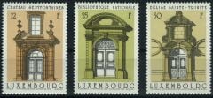 Koleksiyon Pulları, 1988 Lüksenburg,Klasik Kapılar,3 Pul,Lüx-29