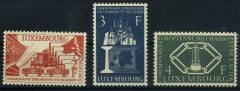 Koleksiyon Pulları, 1956 Lüksenburg, 3 Pulluk Damgasız Tam Seri, Lüx-35
