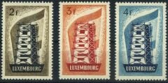 Koleksiyon Pulları, 1956 Europa-CEPT,3 Pulluk Damgasız Tam Seri,Lüx-42