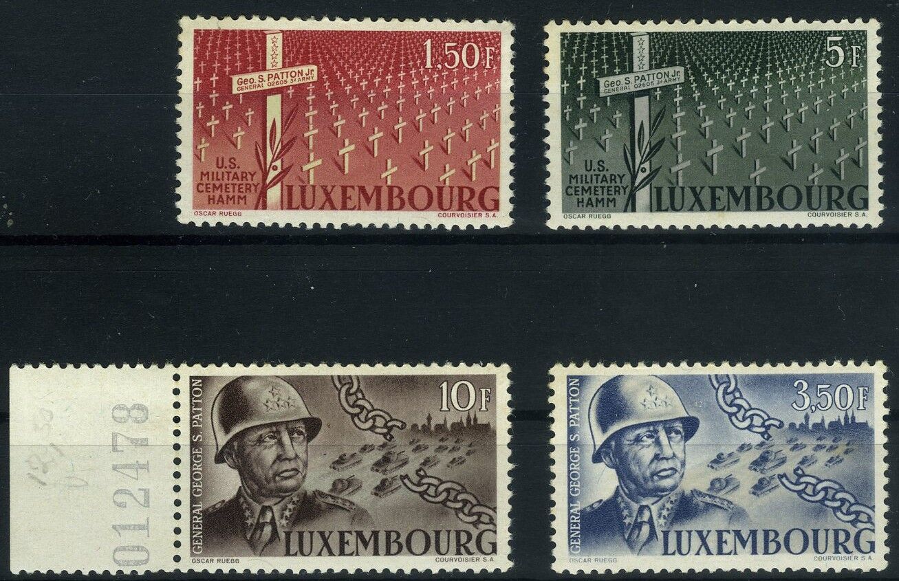 Koleksiyon Pulları,1947 Lüksenburg,4 Pul Damgasız,Tam Seri,Lüx-12
