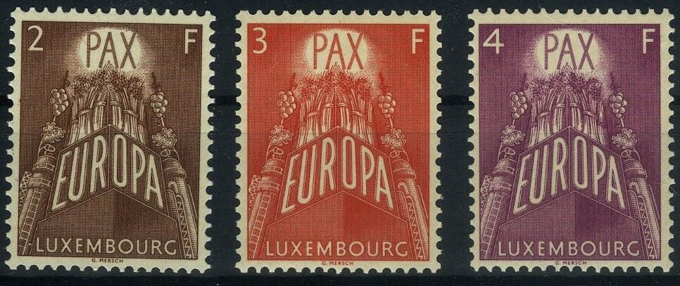 Koleksiyon Pulları, 1957 Lüksenburg, Europa-CEPT,Lüx-43